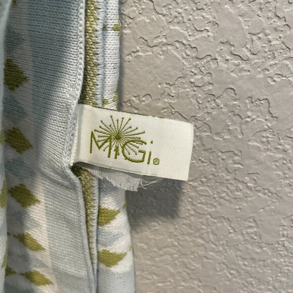 MiGi Blue & Green Diamond Pattern Nursery Blanket - Picture 2 of 6